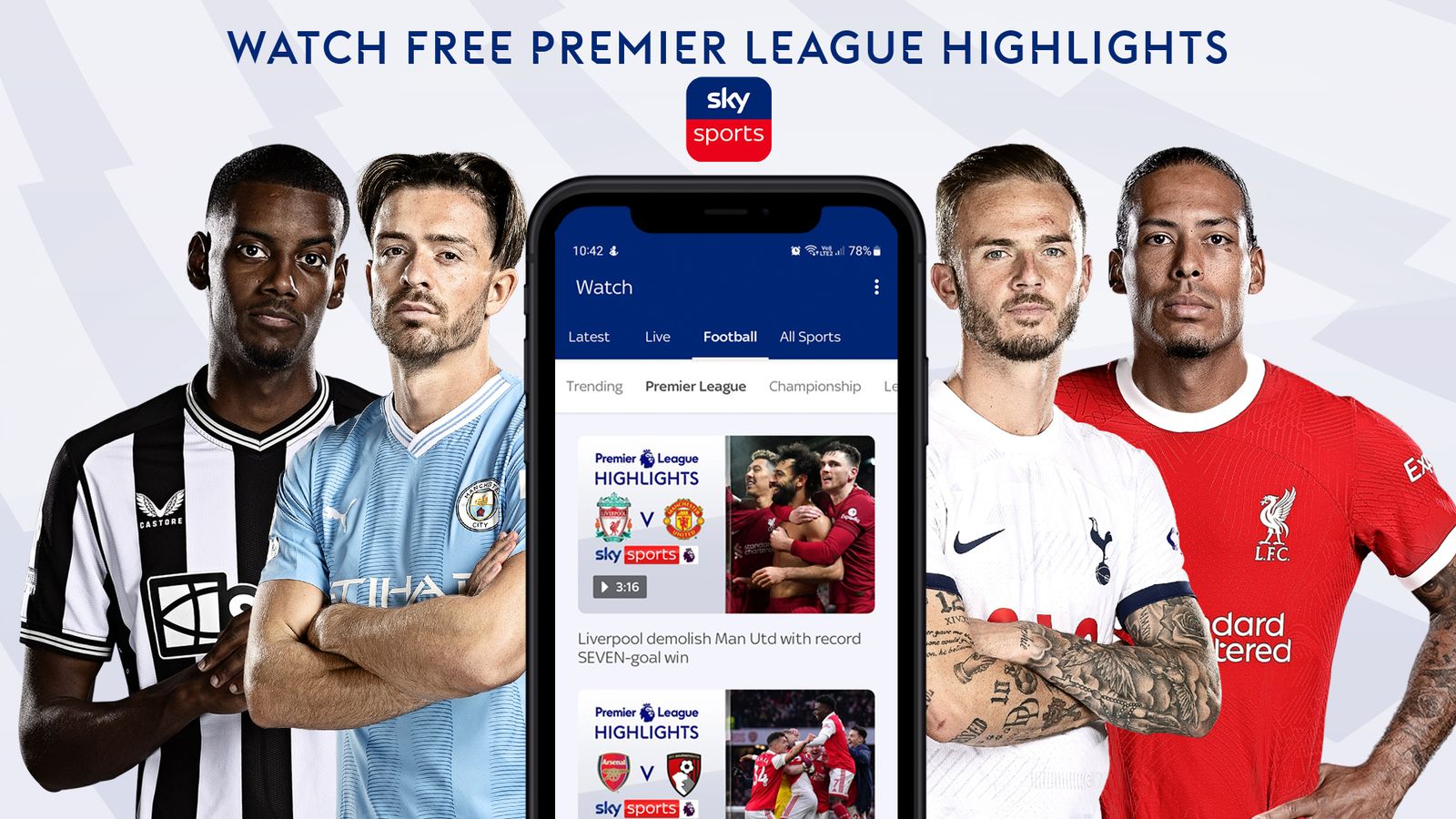 Download the Sky Sports App: Free Premier League highlights, F1 race