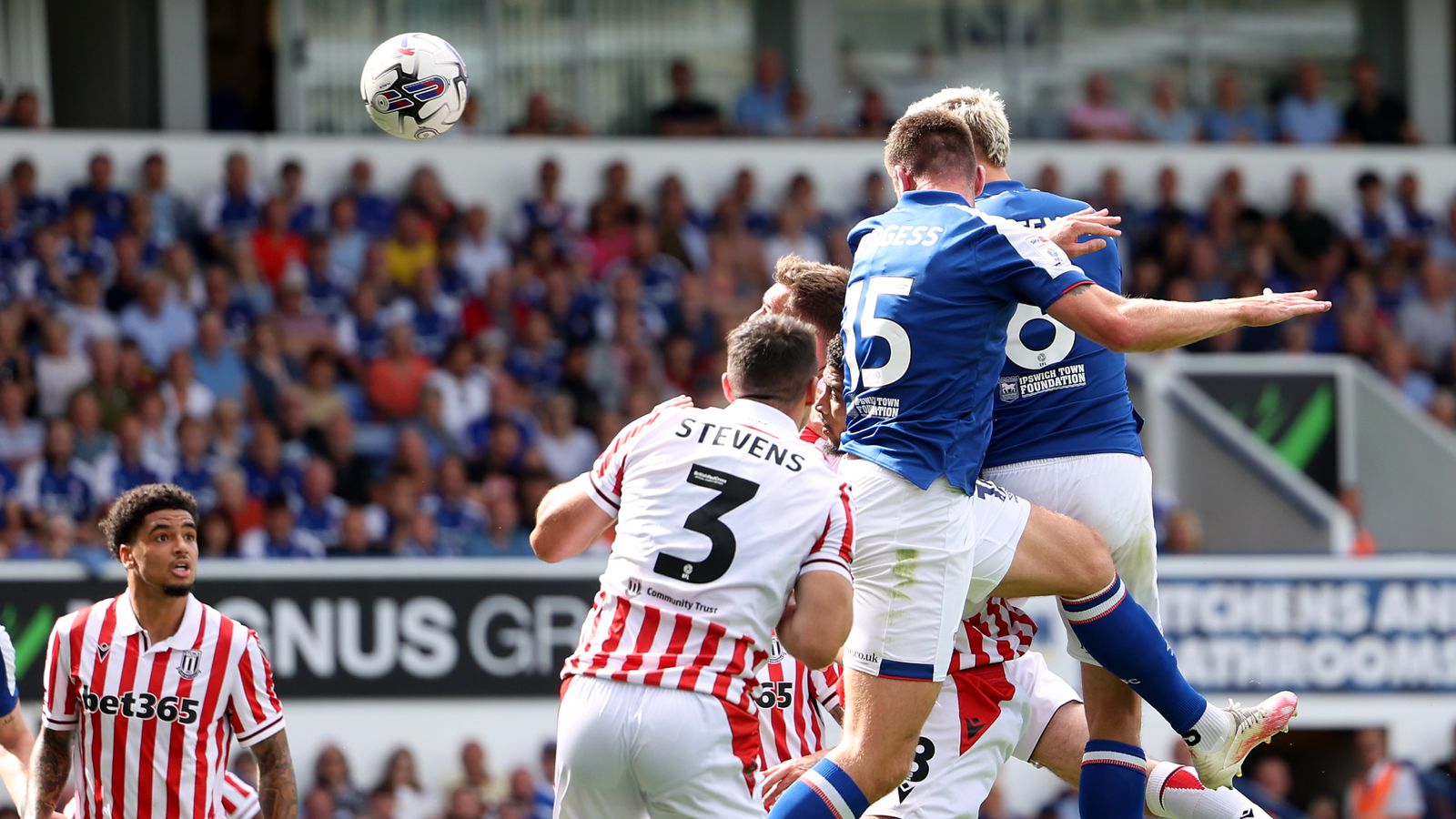 Ipswich 20 Stoke City Luke Woolfenden and Kayden Jackson seal win for