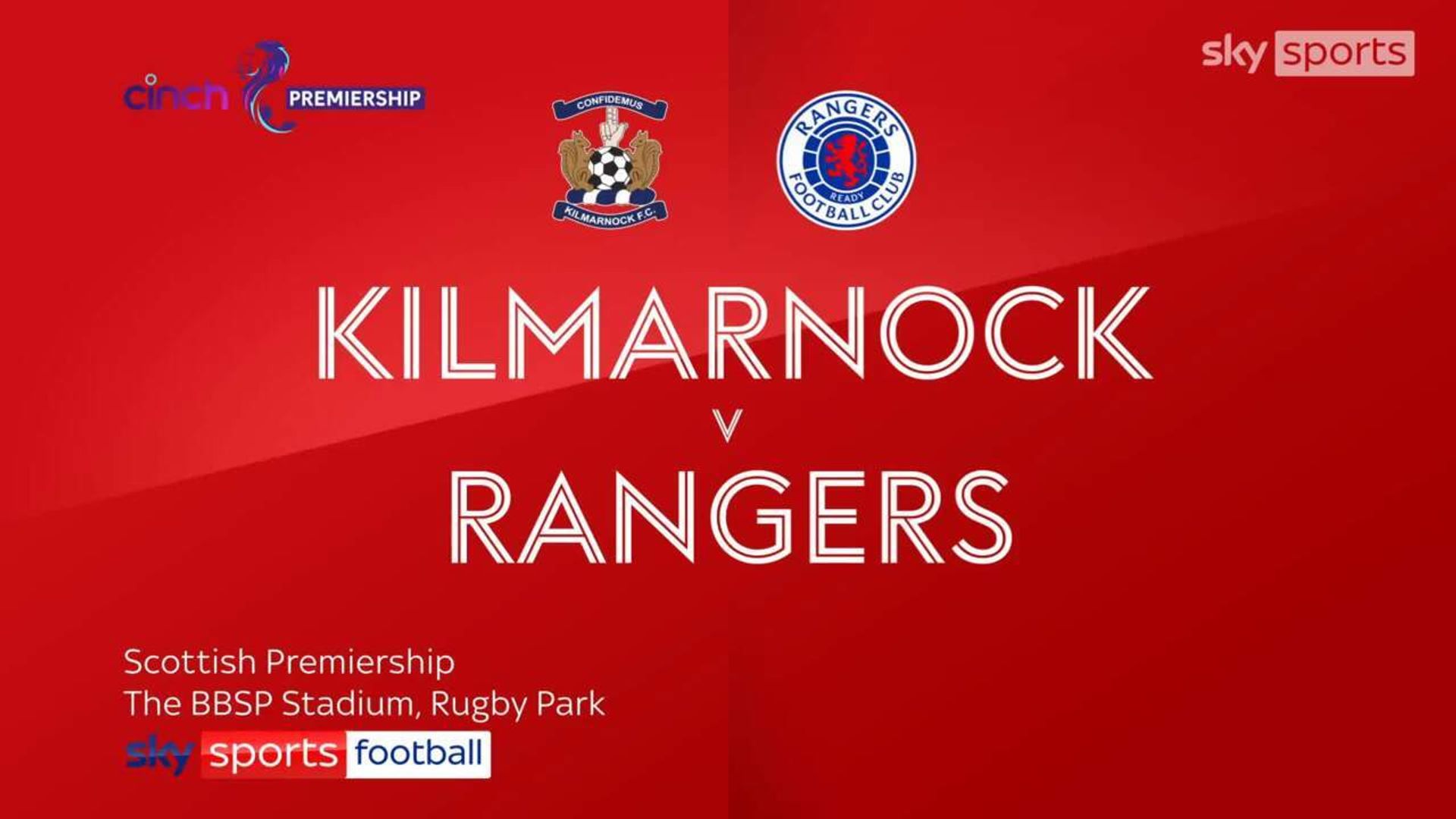 Kilmarnock 1-0 Rangers