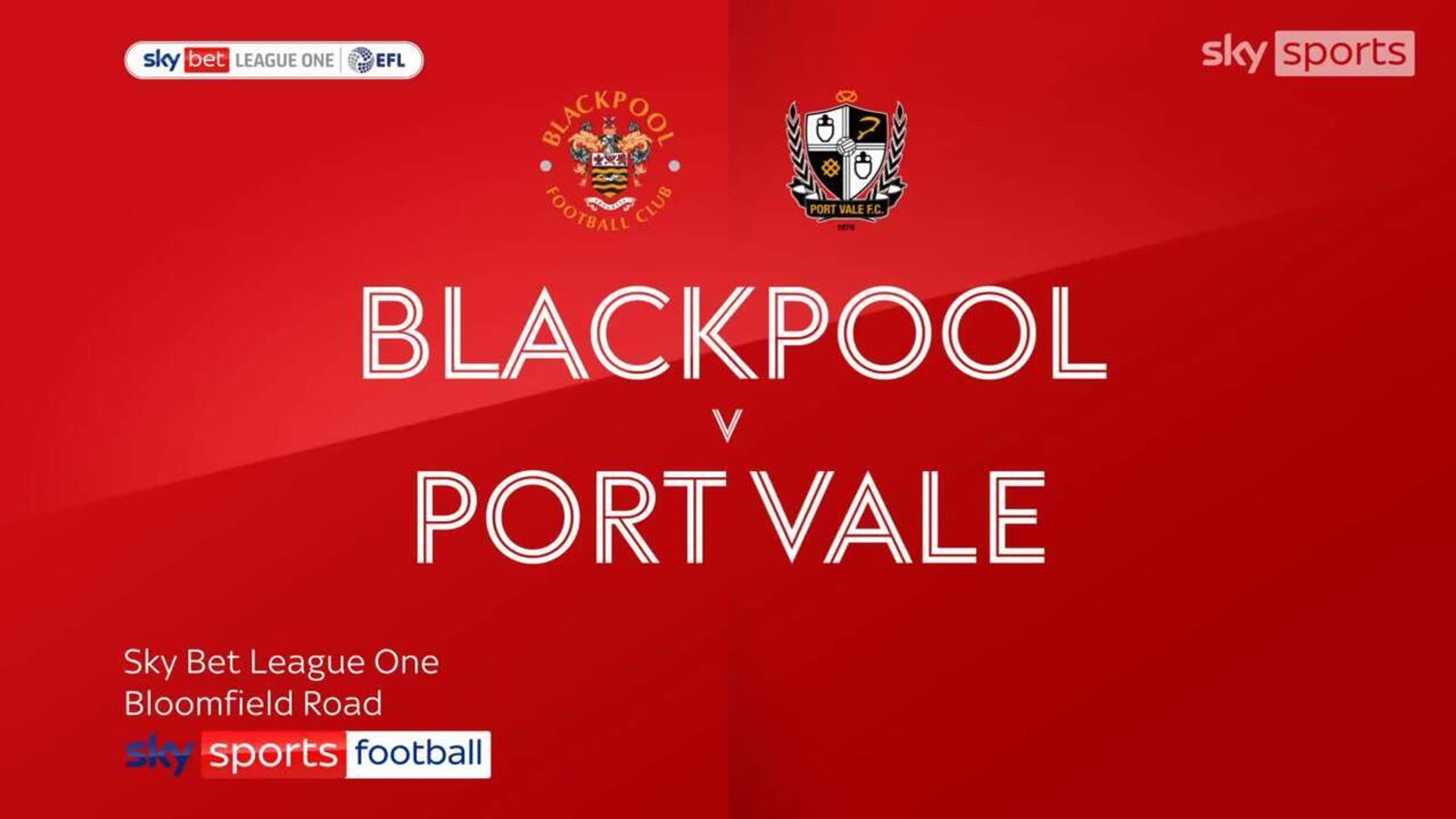 Blackpool 0-0 Port Vale 