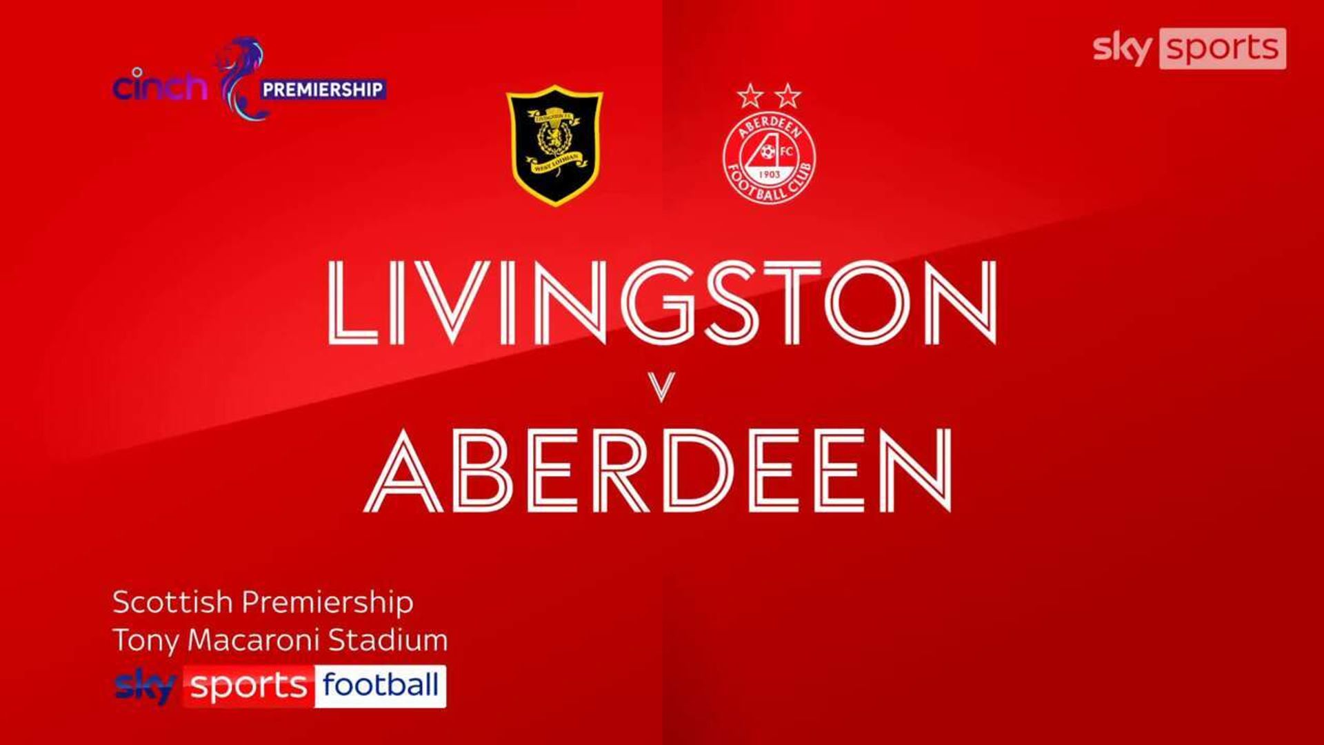Livingston 0-0 Aberdeen | Highlights