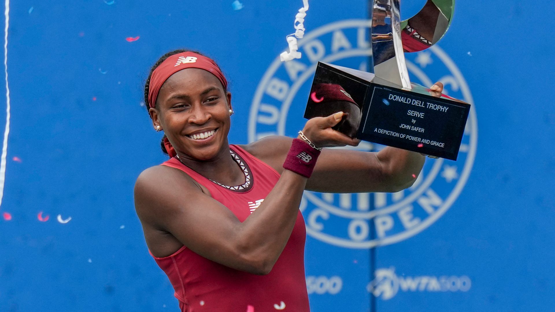 Gauff 'heading in the right direction' after winning Washington title