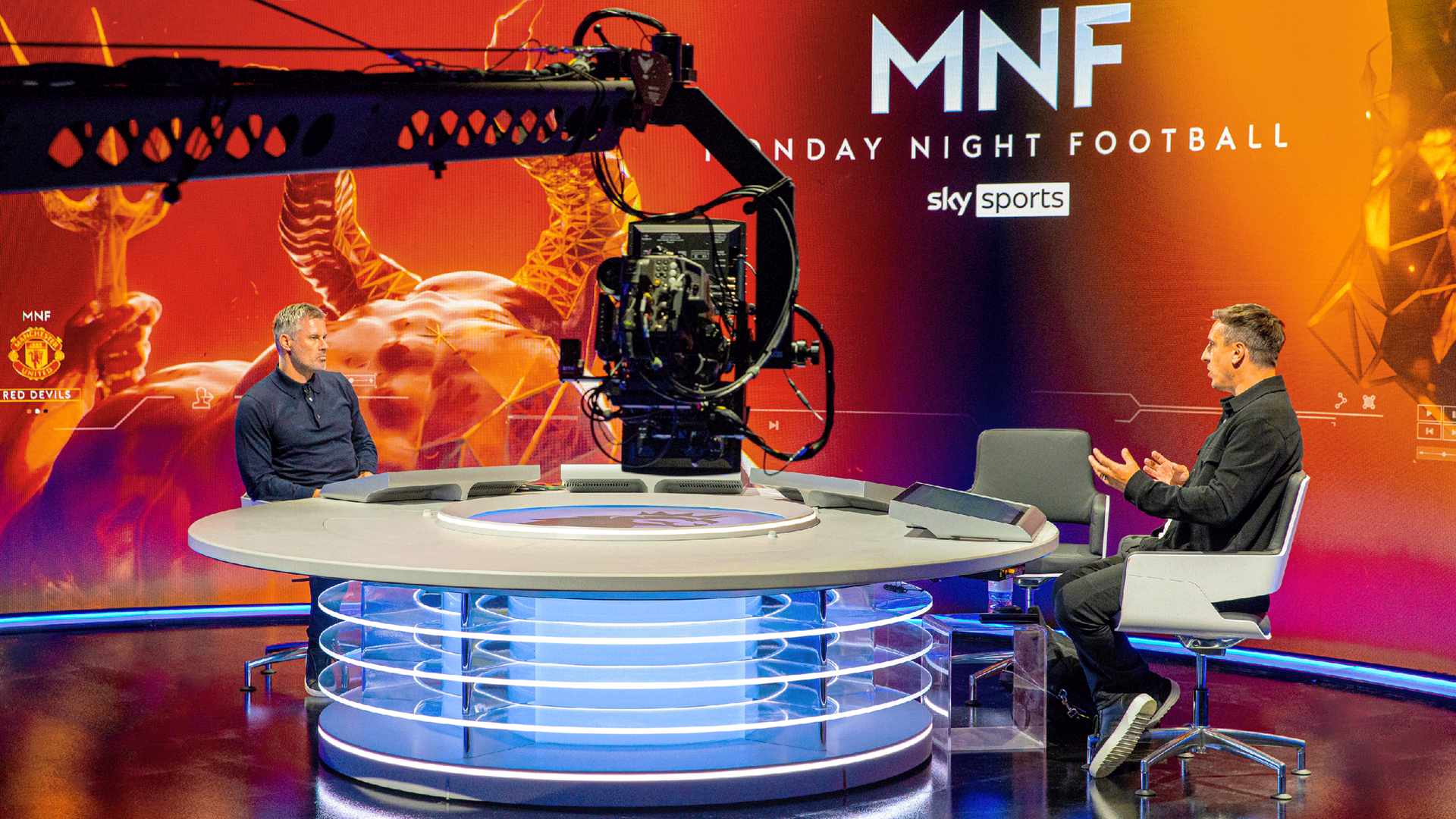 Sky Sports' new state-of-the-art MNF studio ahead of Man Utd vs Wolves