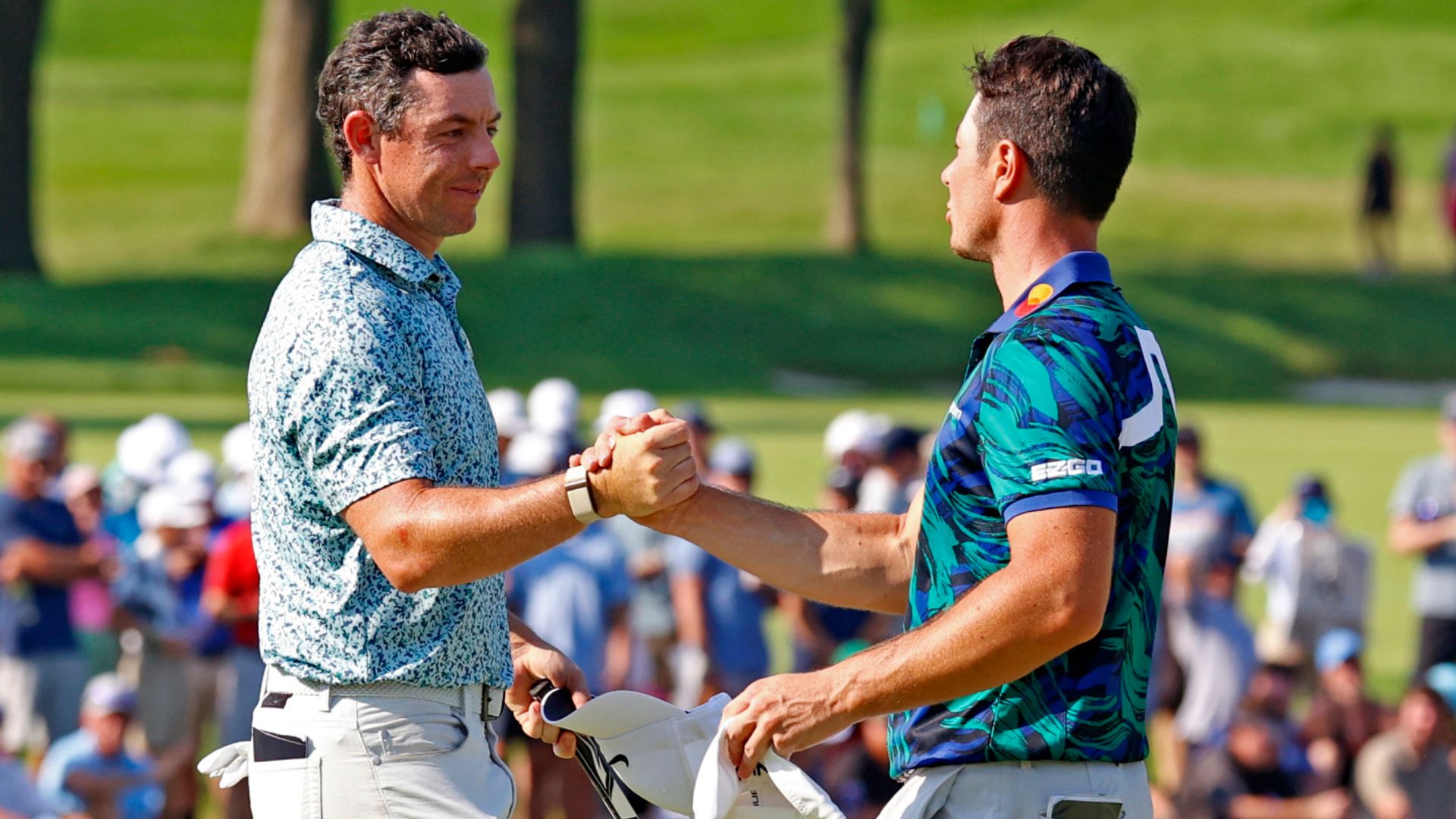 Hovland hails 'best round ever' | McIlroy: Viktor played amazing!