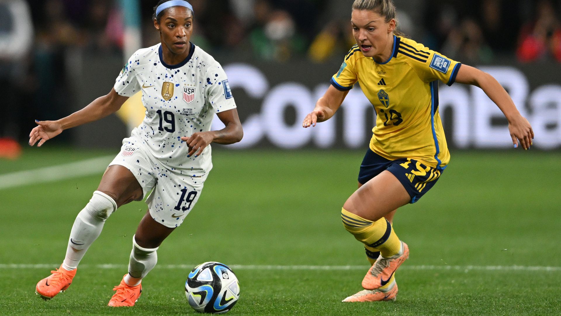 Women's World Cup: Even start between Sweden and the USA LIVE!