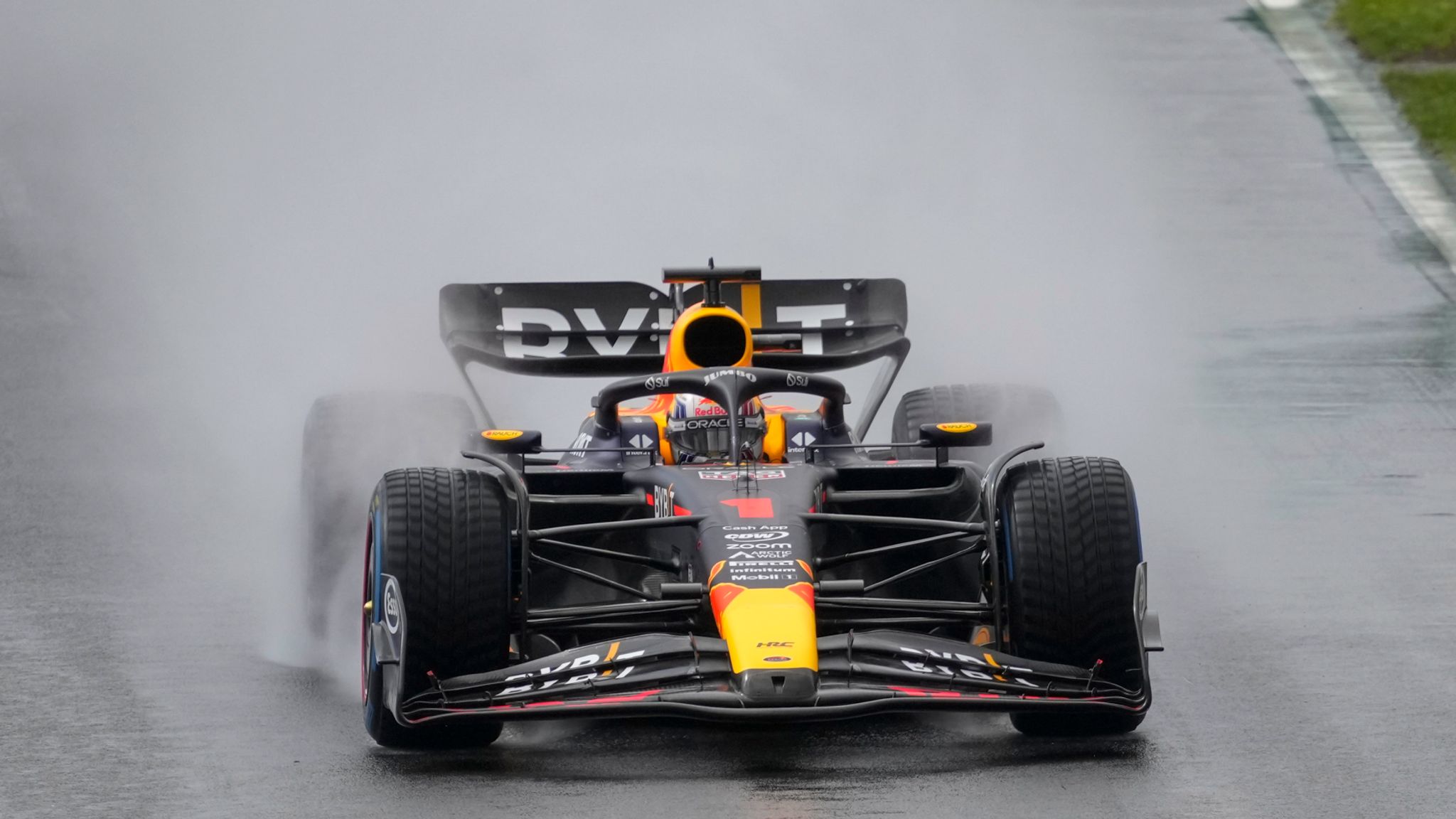 Dutch GP Max Verstappen tops chaotic wet final practice from George Russell after three red flags F1 News