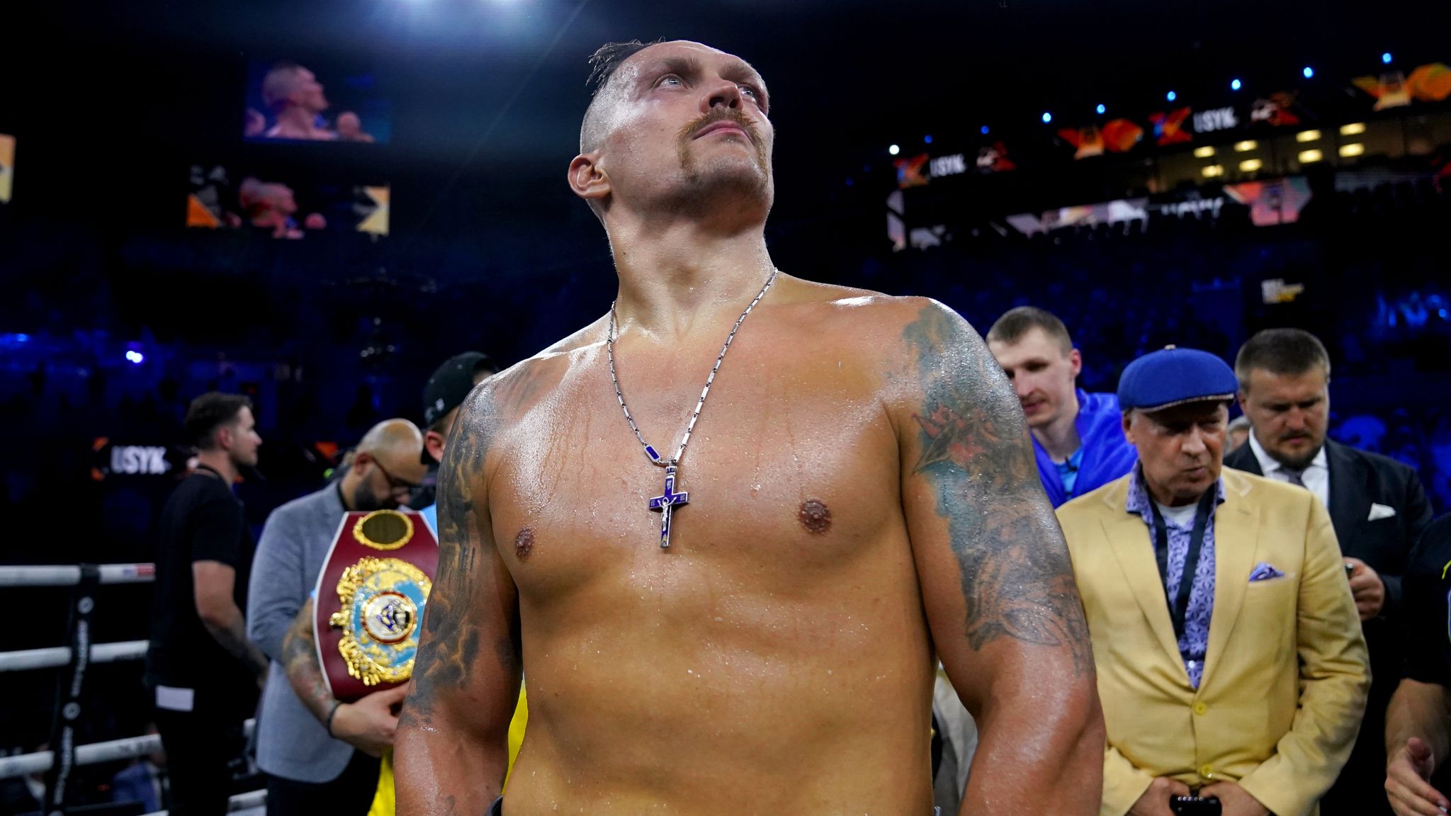 Oleksandr Usyk recovers to floor and knock out Daniel Dubois in unified ...