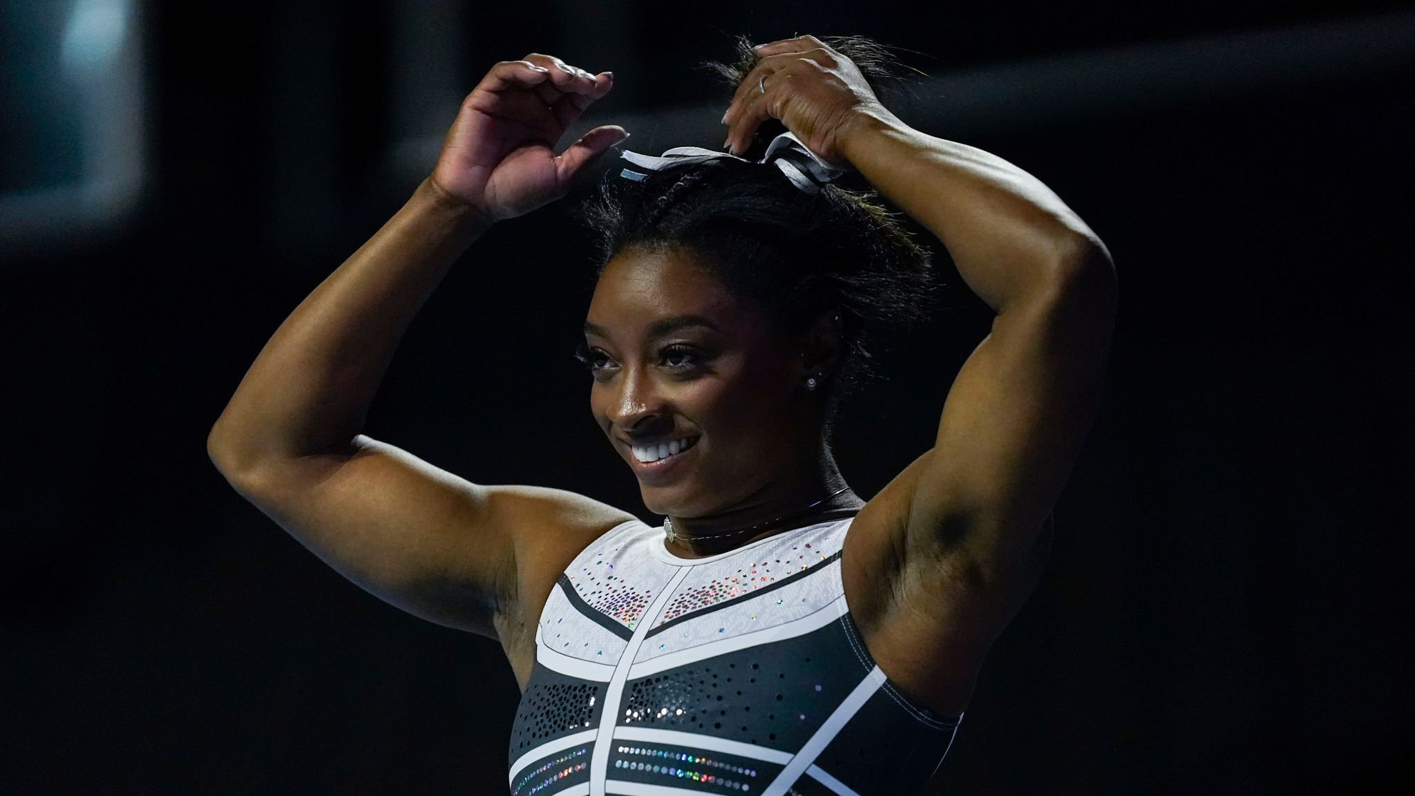 Simone Biles wins 6th all-around title at worlds to become most