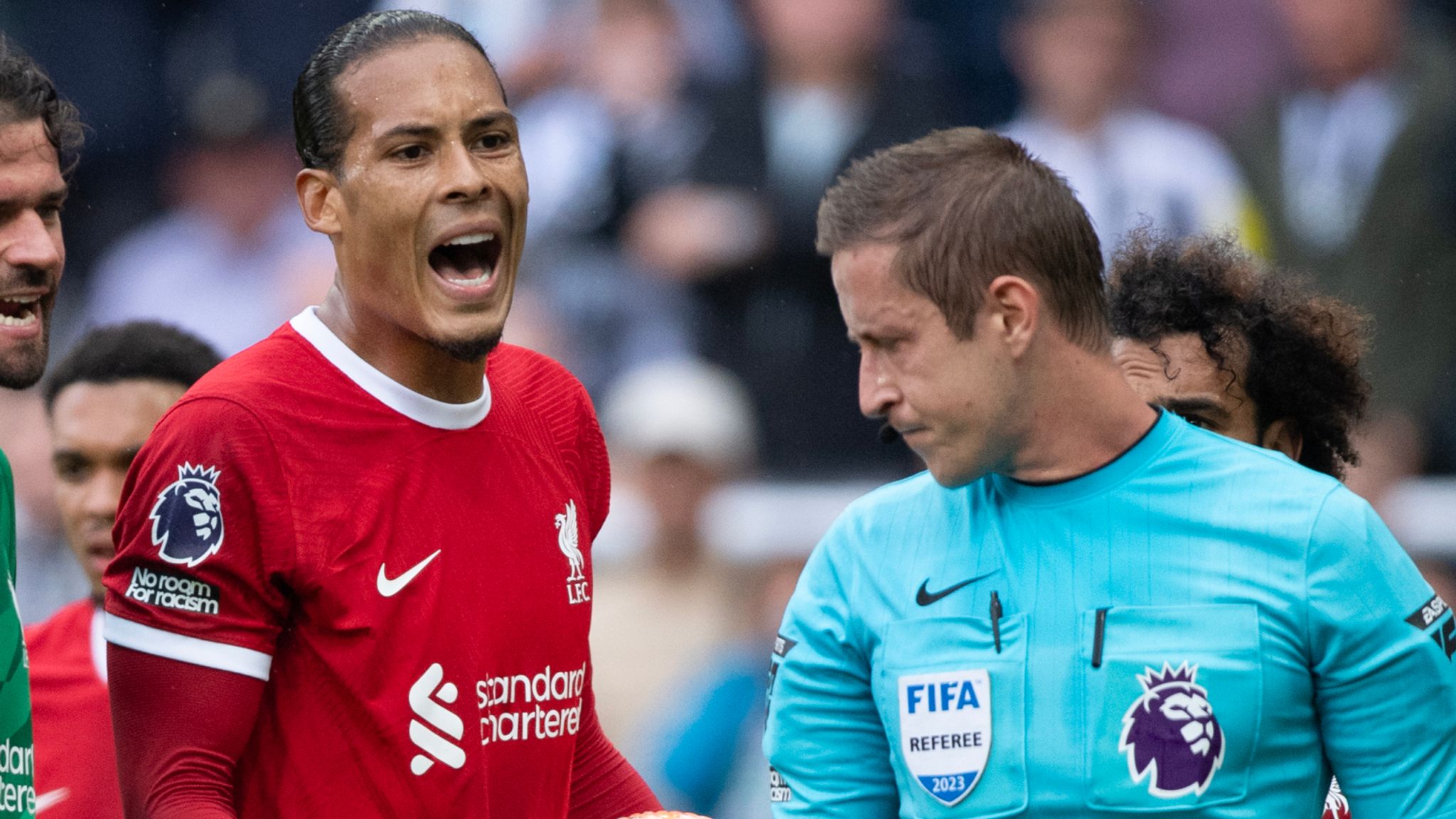 Virgil van Dijk: Liverpool defender handed extra one-game suspension for  red card reaction against Newcastle | Transfer Centre News | Sky Sports