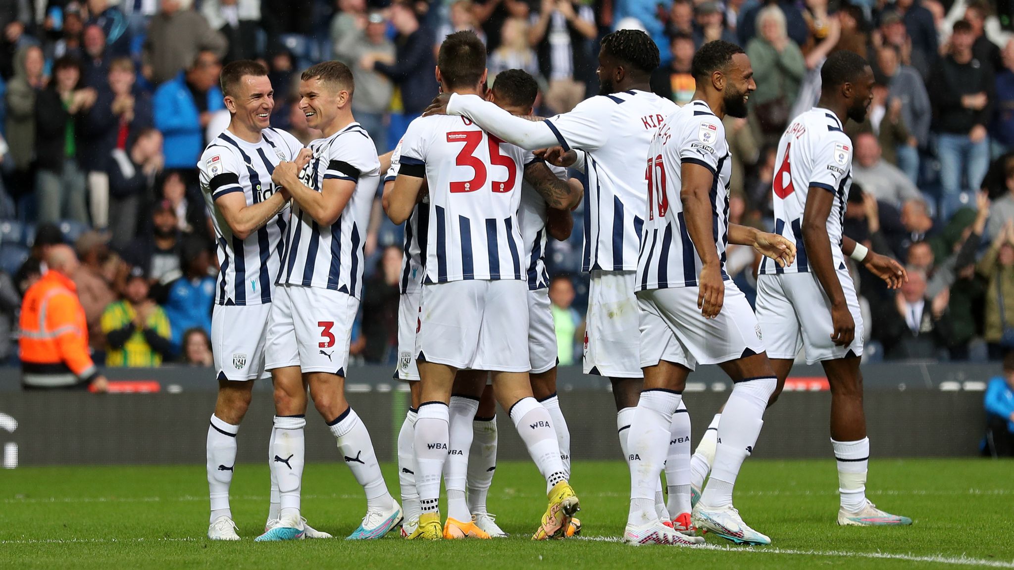 West Brom 3-2 Swansea: Carlos Corberan's Baggies hold on to beat