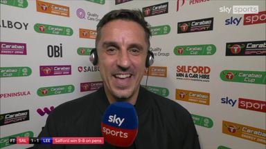'It would be special!' | Neville dreaming of Man Utd draw after beating Leeds