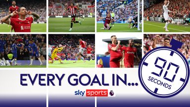 Every Premier League goal from the weekend... in 90 seconds!