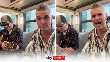 'I'm loving big Ange instead!' | Robbie Williams makes new song for Spurs boss!