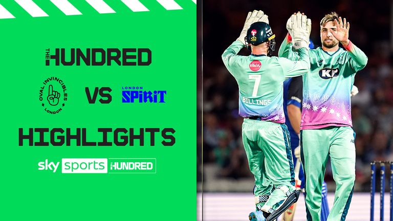 HIGHLIGHTS OF THE OVAL INVINCIBLES V LONDON SPIRIT MENS MATCH 15/08/23 THUMB 