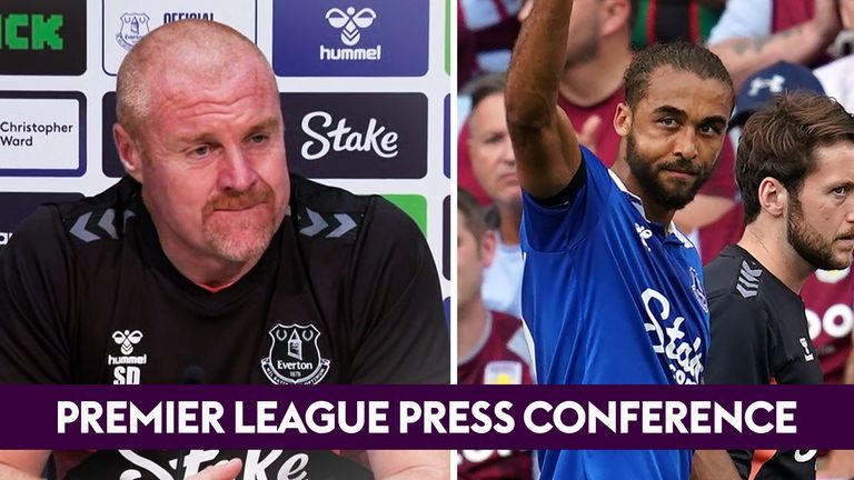 Sean Dyche speaks to the media ahead of Everton's clash against Wolves