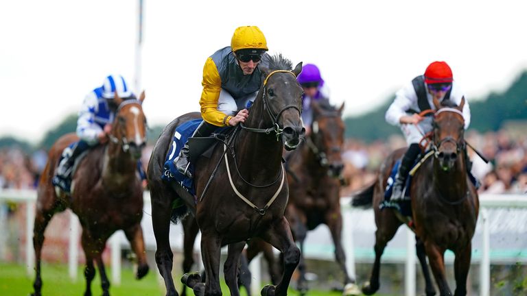 Indian Run wins the Acomb Stakes at York