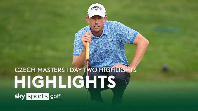 Highlights from the second round of the Czech Masters from the Albatross Golf Resort