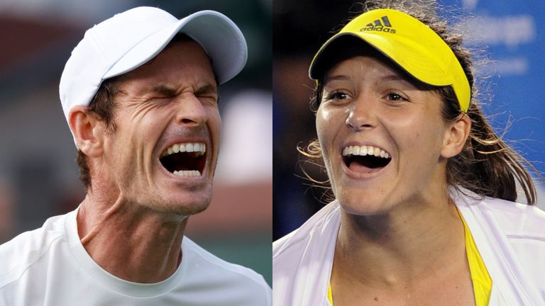 Andy Murray and Laura Robson: US Open Tennis