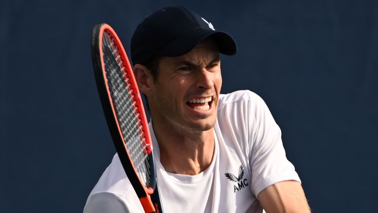 2023 US Open Practice ** STORY AVAILABLE, CONTACT SUPPLIER** Featuring: Andy Murray Where: Flushing Meadows, New York, United States When: 23 Aug 2023 Credit: Robert Bell/INSTARimages  (Cover Images via AP Images)