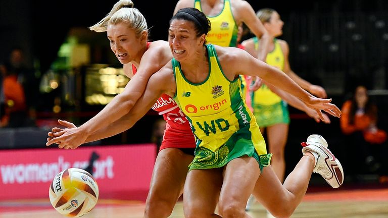 It was a clash of two Netball heavyweights as England took on Australia 