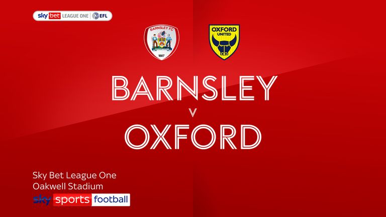 Watch highlights of the Sky Bet League One match between Barnsley and Oxford United.