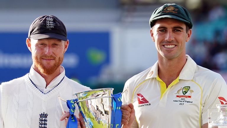 Ben Stokes and Pat Cummins