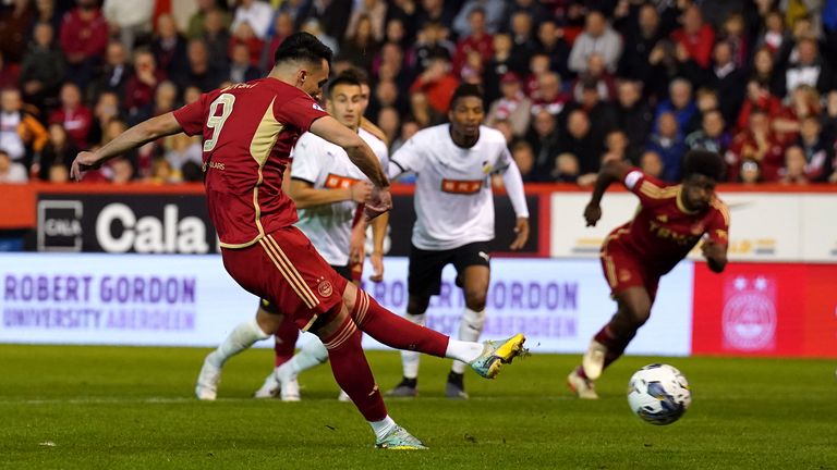 Bojan Miovski's penalty proved only a consolation for the Dons