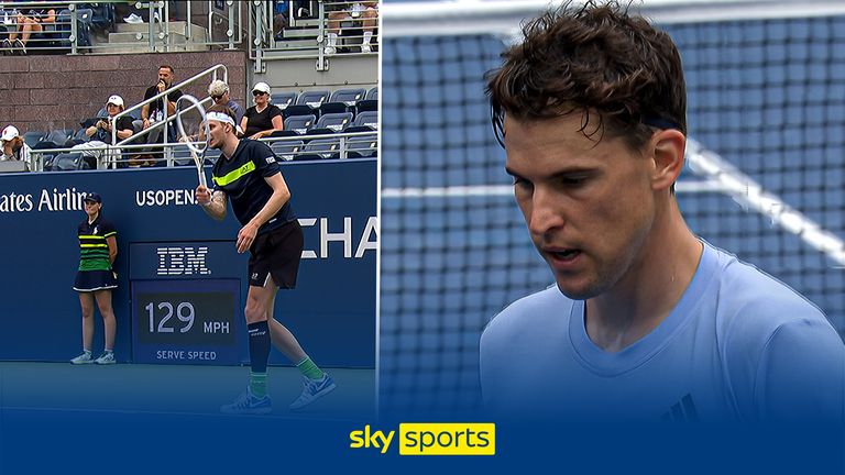 Dominic Thiem punished Alexander Bublik for trying one of his infamous underarm serves