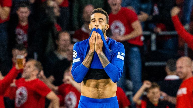 Connor Goldson netted an own goal for Rangers
