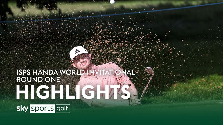 Highlights of the opening round of the ISPS Handa World Invitational from Galgorm Castle Golf Club, Northern Ireland.