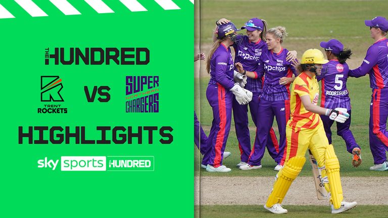 The best of the action from The Hundred clash between Trent Rockets and Northern Superchargers.