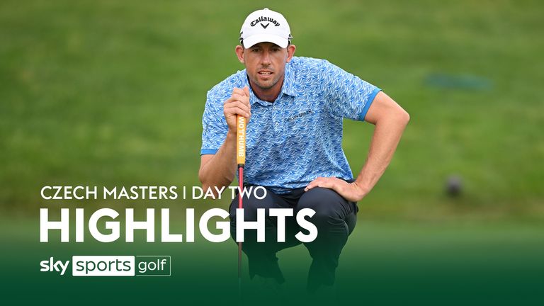 Highlights from the second round of the Czech Masters from the Albatross Golf Resort.