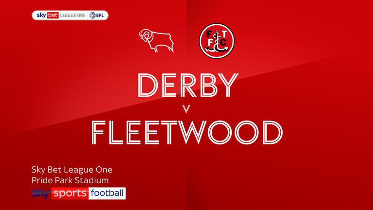 Watch highlights of the Sky Bet League One match between Derby and Fleetwood Town.