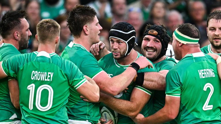 Caelan Doris was the standout performer as Ireland proved too much for Italy in Dublin in their RWC warm-up Test