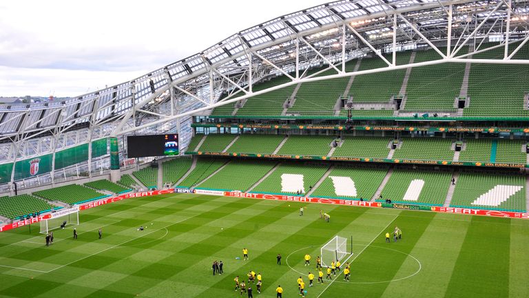 Dublin Arena in Republic of Ireland will host the 2024 Europa League final