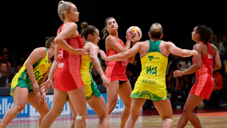 England were playing in their first Netball World Cup final