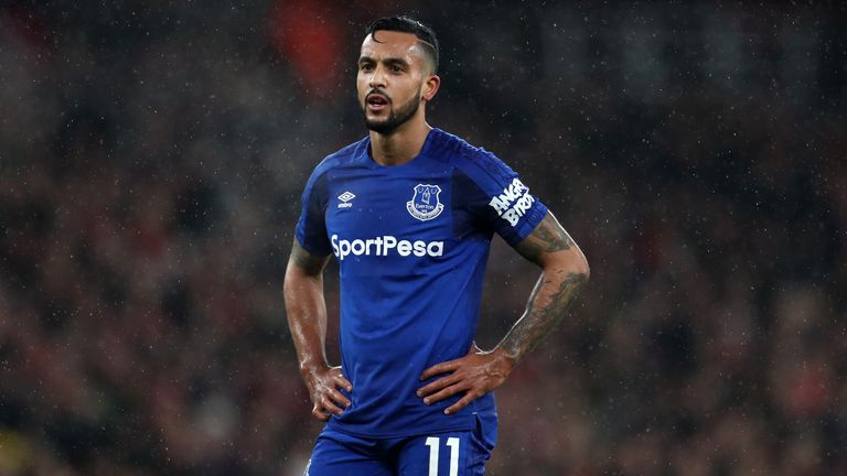 Walcott played 85 times for Everton, scoring 11 goals in all competitions for the Toffees