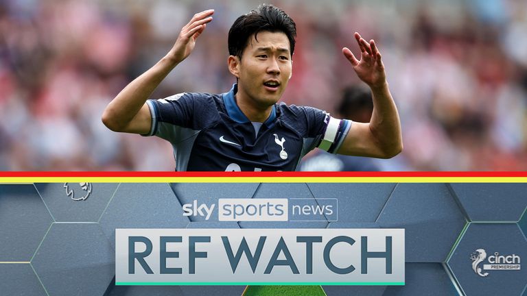 Ref Watch: Dermot Gallagher looks at why Son&#39;s foul on Jensen was a penalty.