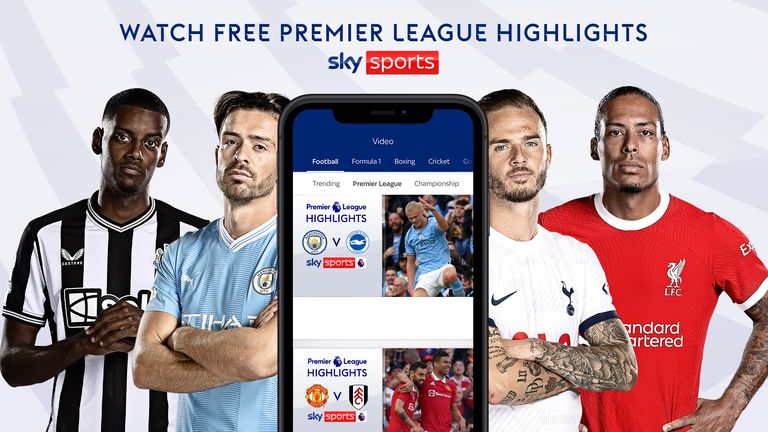 Watch free Premier League shows on the Sky Sports app