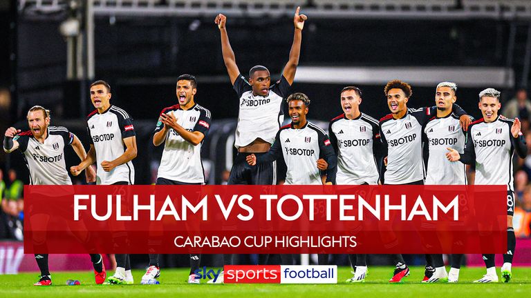 Carabao Cup Second Round, Fulham 1 - 1 Tottenham Hotspur