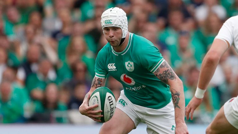 Mack Hansen added a try to an all-round impressive performance for Ireland