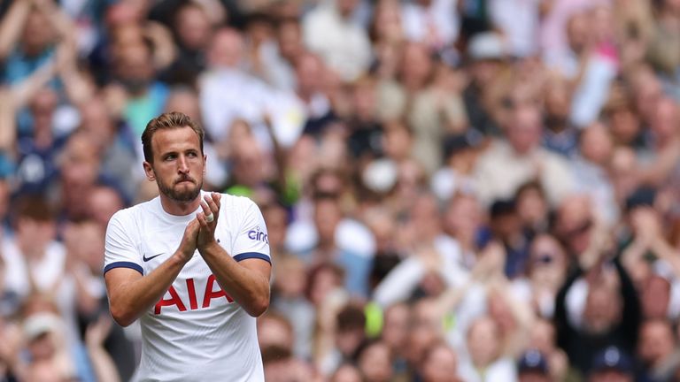 Is it goodbye? Harry Kane received a standing ovation from Tottenham fans