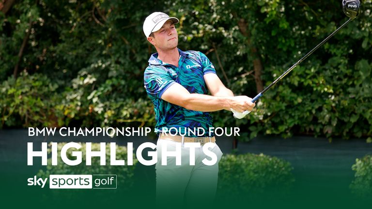 Highlights of the final round of the BMW Championship from the Olympia Fields Country Club in Illinois
