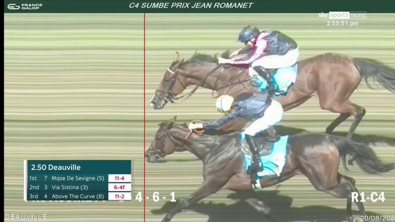 Mqse De Sevigne (near) beats Via Sistina in a photo finish