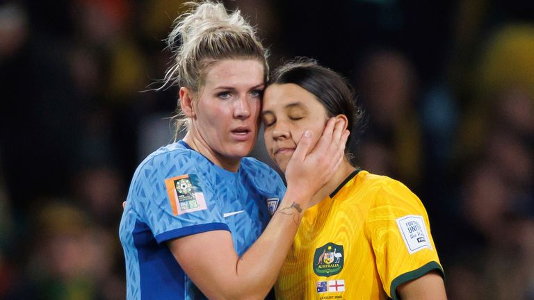 Sam Kerr and Millie Bright