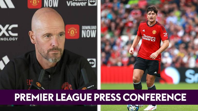 Erik ten Hag: Harry Maguire will be available against Wolves