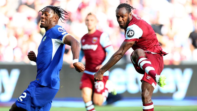 Michail Antonio stellt die Führung von West Ham gegen Chelsea wieder her