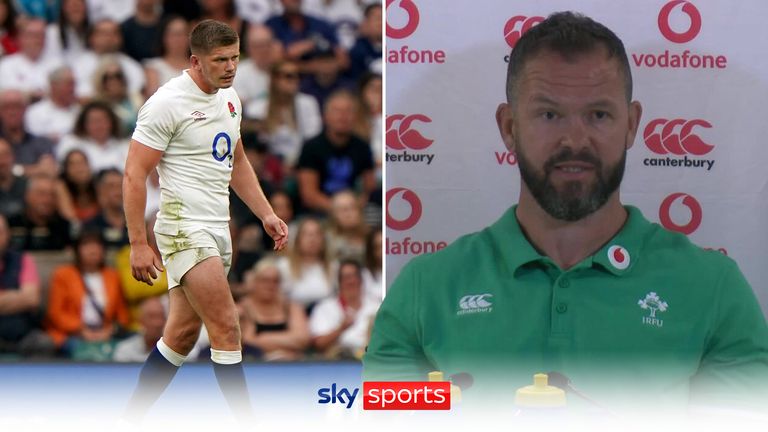 Ireland head coach Andy Farrell has criticised the 