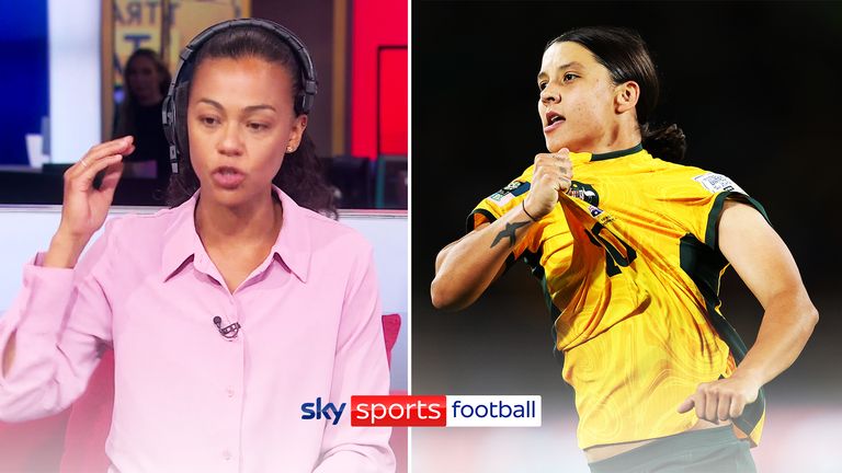 &#39;It is game on!&#39; | Sam Kerr equalises for Australia with stunner