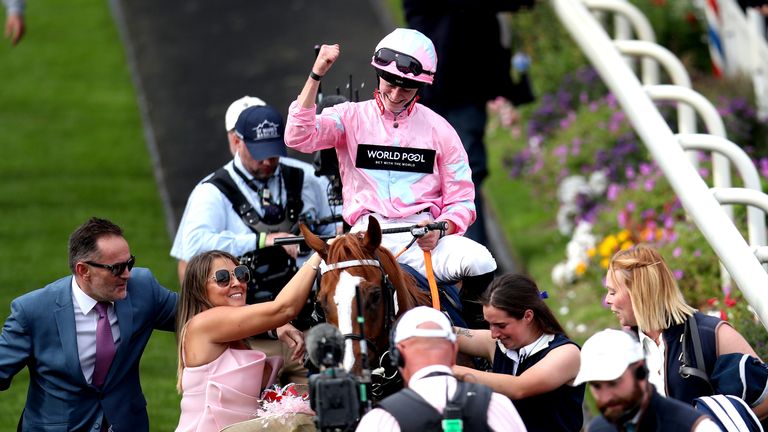 Live In The Dream&#39;s owners rush to greet their hero at York